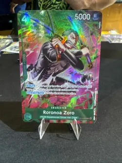 OP15 Roronoa Zoro Treasure Rare OP13-037 / English One Piece TCG - Image 1