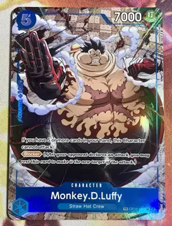 One Piece Monkey.D.Luffy Treasure Rare Carrying On His Will OP11-058 - Image 1