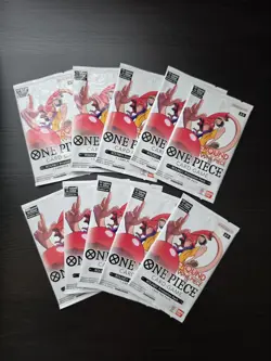 Round 1 One Piece Card Game Promotional Pack - English ALL 10 packs IN HAND - Image 1