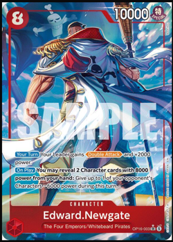Edward Newgate OP16-003 AA Alt SR One Piece NM - Image 1
