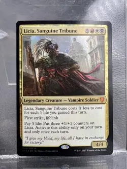 Licia, Sanguine Tribune Commander 2017 Foil - Image 1