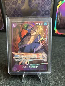 • Silvers Rayleigh • OP13-066 SR Alt Art Carrying on His Will One Piece TCG NM - Image 1