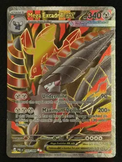 Mega Excadrill ex 103/084 Pokemon Pitch Black Full Art Ultra Rare English - NM - Image 1