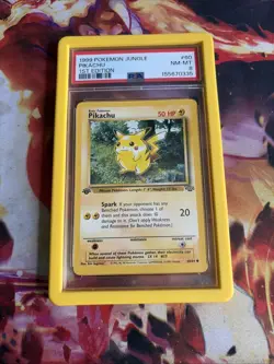 PSA 8 1st Edition Jungle Pikachu 60/64 1999 Pokemon TCG Jungle - Image 1