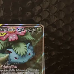 Pokemon Venusaur and Snivy GX SM229 Pokemon TCG Tag Team Black Star Promo - Image 2