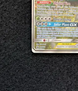 Pokemon Venusaur and Snivy GX SM229 Pokemon TCG Tag Team Black Star Promo - Image 5
