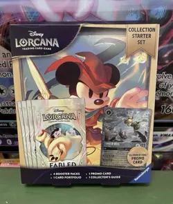 Disney Lorcana Fabled Collection Starter Set 6 Box CASE 24 Booster Packs - Image 3