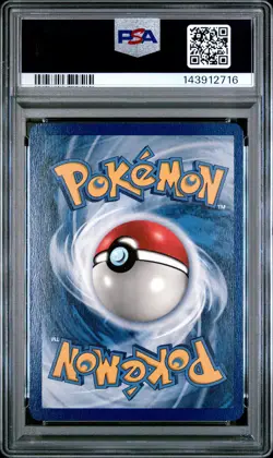 1999 POKEMON FOSSIL #4 DRAGONITE-HOLO PSA 9 - Image 2