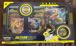 Pokemon TCG Jolteon VMAX Premium Collection Box Sealed - Image 1