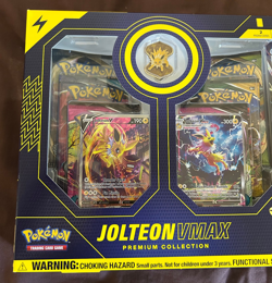 Pokemon TCG Jolteon VMAX Premium Collection Box Sealed - Image 2