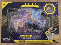 Pokemon TCG Jolteon VMAX Premium Collection Box SWSH183 SWSH184 Evolving Skies - Image 1