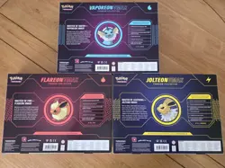 Pokemon TCG Vaporeon Jolteon Vaporeon VMAX Premium Collection Box Complete Set - Image 2