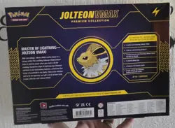 Pokemon TCG Jolteon VMAX Premium Collection Box Promo Oversized Pin Error Box - Image 5