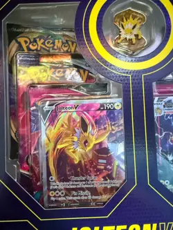 Pokemon TCG Jolteon VMAX Premium Collection Box - Factory Sealed - Image 2