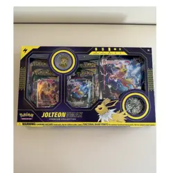 Pokemon TCG Jolteon VMAX Premium Collection Box English 2021 2 Promo 1 Box - Image 1