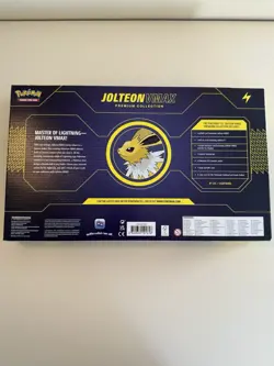 Pokemon TCG Jolteon VMAX Premium Collection Box English 2021 2 Promo 1 Box - Image 2