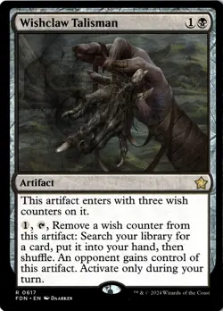 NM - Wishclaw Talisman R Foundations 617 - Image 1