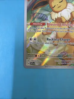 2025 Pokemon Eevee Full Art Promo Card #173 TCG Prismatic Evolutions MT - Image 2