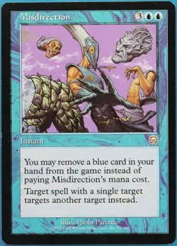 Misdirection Mercadian Masques PLD Blue Rare MAGIC CARD (ID# 520226) ABUGames - Image 1