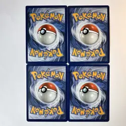 Ninetales Fire Type Pokemon TCG Lot 4 English Reverse Holo & Non-Holo Cards - Image 2