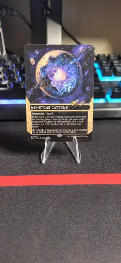 Gemstone Caverns M 0016 (Borderless) Edge of Eternities Non-Foil Mythic Rare - Image 1