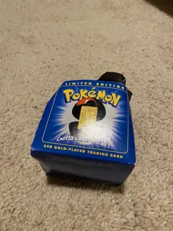 1999 Pokemon Burger King Limited Edition 23K Gold Plated Mewtwo Card Sealed - Image 4