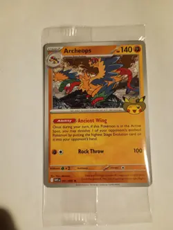Sealed Pokemon x Chicago Field Museum Archeops Promo Card Pokemon Fossil - Image 1