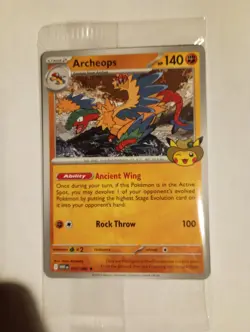 Sealed Pokemon x Chicago Field Museum Archeops Promo Card Pokemon Fossil - Image 2