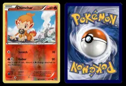 Chimchar 18/114 Reverse Holo Common Steam Siege Pokemon Card - Image 1