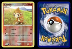 Chimchar 76/130 Reverse Holo Common Diamond & Pearl Pokemon Card - Image 1