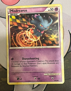 Misdreavus 54/95 2010 Basic Unleashed Pokemon Card MP - Image 1