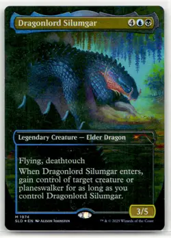 Near Mint Dragonlord Silumgar (Rainbow Foil) #1974 Secret Lair W/Tracking - Image 1