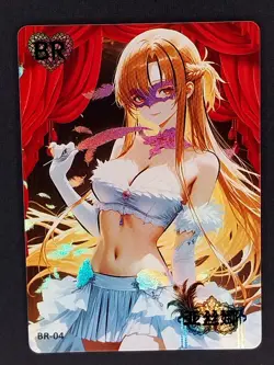 Asuna Femme Fatale BR-04 Sword Art Online Waifu Anime Trading Card - Image 1