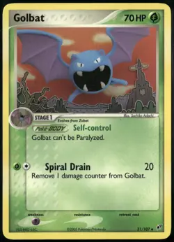 Golbat 31/107 Uncommon Deoxys NM Pokemon Card - Image 1
