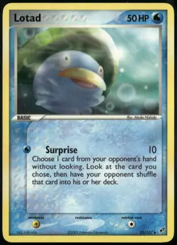 Lotad 35/107 Uncommon Deoxys NM Pokemon Card - Image 1