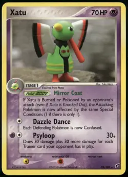 Xatu 29/107 Rare Deoxys NM Pokemon Card - Image 1