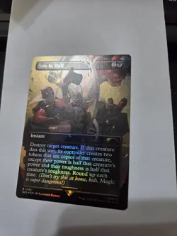 Foil Secret Lair Saw In Half Magic Cards MTG Deadpool Marvel #1755 - Image 2
