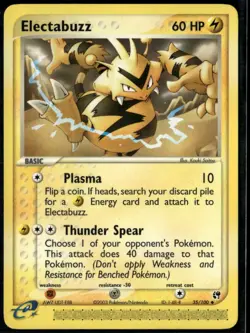 Electabuzz 35/100 Uncommon Sandstorm LP Pokemon Card - Image 1
