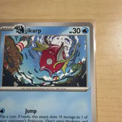 Pokemon Scarlet & Violet Magikarp 044/198 - Rare "iKarp" Misprint Error Card - Image 3
