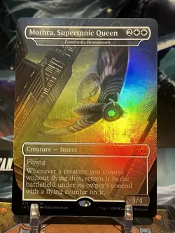 MTG | Luminous Broodmoth - Mothra, Supersonic Queen (Godzilla Series) ✨FOIL✨ - Image 1