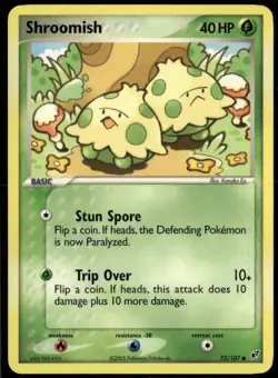 Shroomish 72/107 Common Deoxys NM Pokemon Card - Image 1