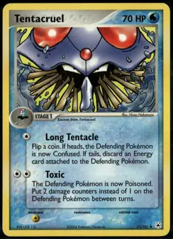 Tentacruel 51/101 Uncommon Hidden Legends LP Pokemon Card - Image 1