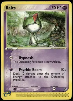 Ralts 74/100 Common Sandstorm LP Pokemon Card - Image 1