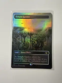 Magic the Gathering Temple Garden Borderless Foil Card Unfinity UNF 281 - Image 1