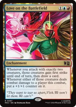 NM Love on the Battlefield, MTG, Heroes Commander, Magic the Gathering, 87 - Image 1