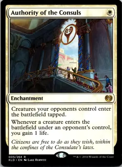 Authority of the Consuls 5 Rare Kaladesh MTG Near Mint - Image 1