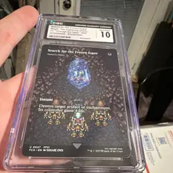 Search for the Frozen Esper - Nature's Claim (Showcase) Final Fantasy MTG CGC 10 - Image 2