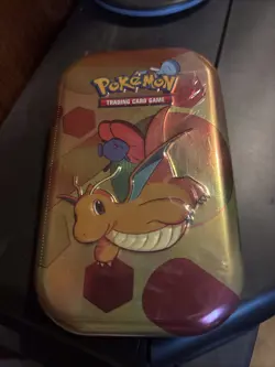 Pokemon TCG Scarlet & Violet 151 Mini Tin Dragonite Vileplume - Image 1