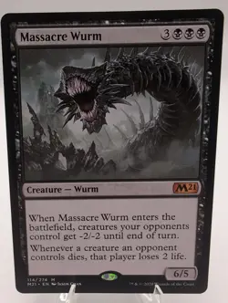 MTG Magic the Gathering - Massacre Wurm - M21 NM/M - Image 2