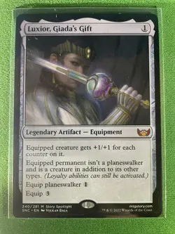 ✨ Luxior, Giada’s Gift – Streets of New Capenna (SNC) MTG NM Legendary Equipment - Image 3